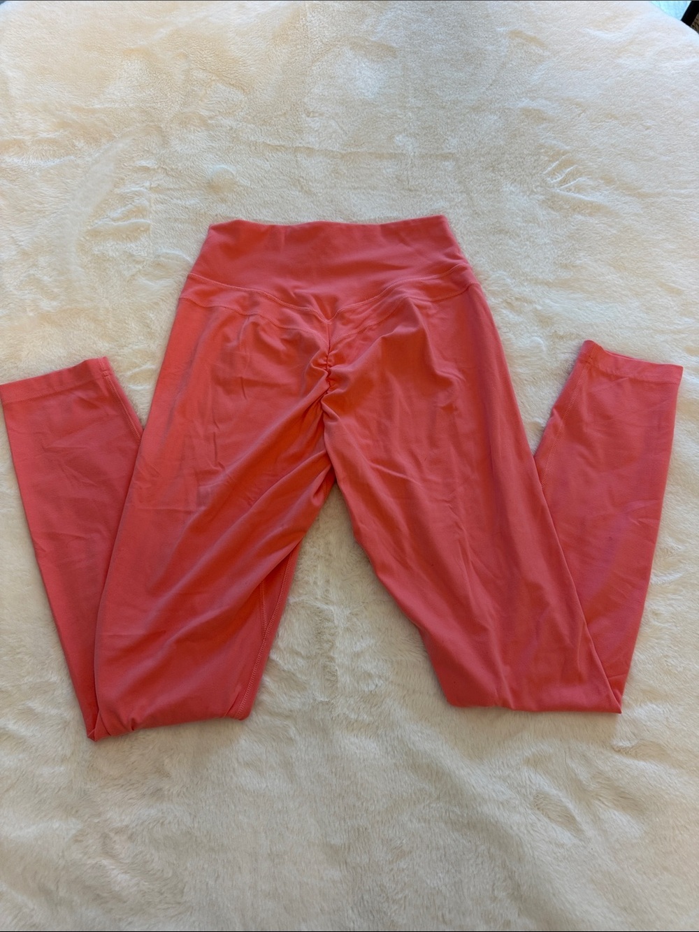 GymShark Whitney Simmons Coral Active Leggings with High Waist size S